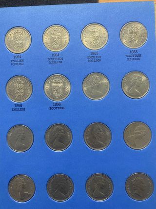 Colección Shillings Isabel II 1953-1966