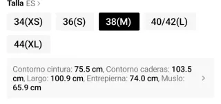 Pantalón azul elegante