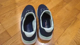 Zapatillas deportivas Skechers azul y verde