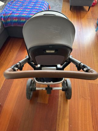 Carrito Joolz Hub Silla + Capazo Gris