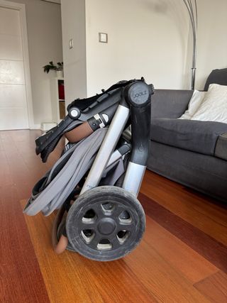 Carrito Joolz Hub Silla + Capazo Gris