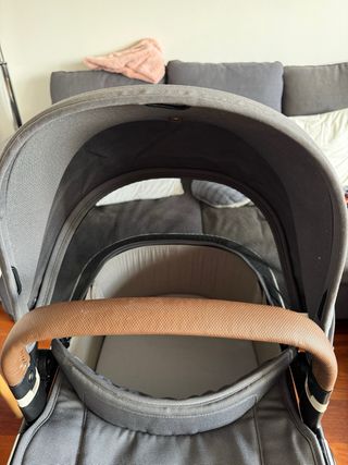 Carrito Joolz Hub Silla + Capazo Gris