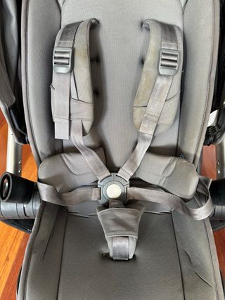 Carrito Joolz Hub Silla + Capazo Gris