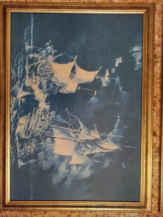 2 Cuadros Navíos de Guerra