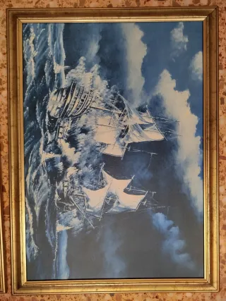 2 Cuadros Navíos de Guerra