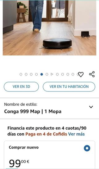 ACecotec Robot Aspirador con Navegación