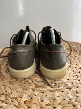 Zapatillas Ecco hombre piel verde caqui talla 42