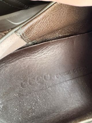Zapatillas Ecco hombre piel verde caqui talla 42