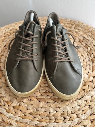 Zapatillas Ecco hombre piel verde caqui talla 42