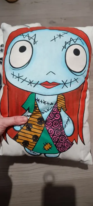 Cojines Pesadilla Antes de Navidad pintados a mano
