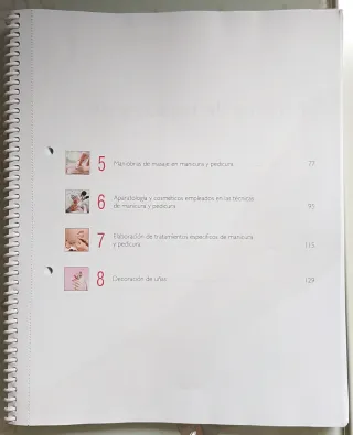 Libro de Estética de manos y pies