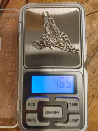 Pulseras Plata 925 una de 23 cm y otra de 22 cm