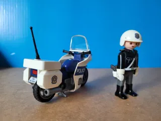 PLAYMOBIL MOTO POLICE