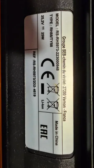 Cabezal y depósito aspiradora Rowenta