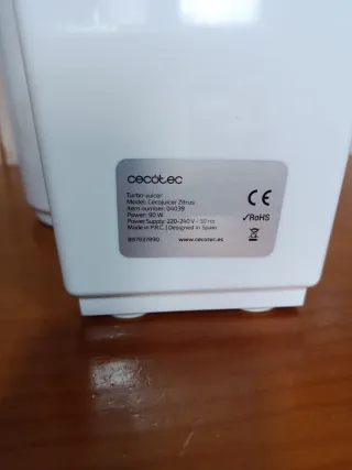 Exprimidor Cecotec Doble