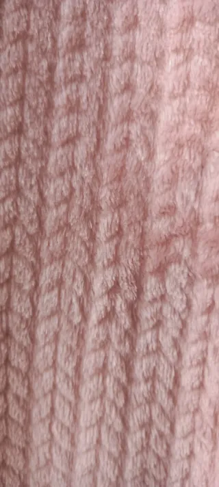 Bata midi tejido polar rosa Women'secret