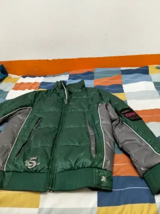 Cazadora verde invierno