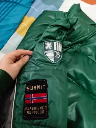 Cazadora verde invierno