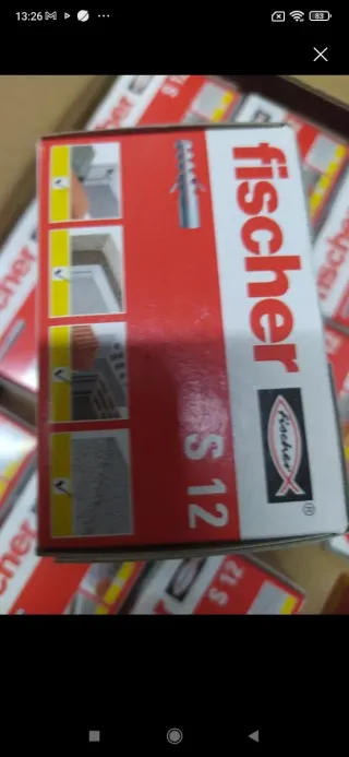 Tacos Fischer S 12 (25 uds) liquidación