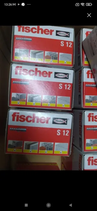 Tacos Fischer S 12 (25 uds) liquidación