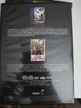 Colección Piratas 6 DVD's