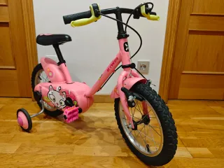 Bicicleta infantil 14" rosa