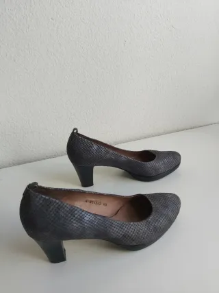 Zapatos Gadea Piel Gris Talla 40