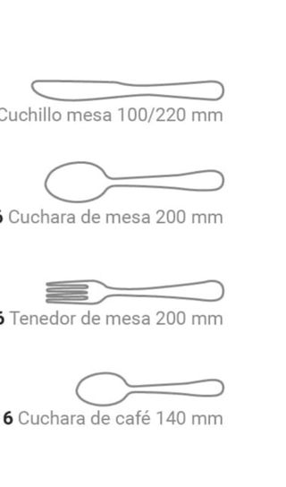Juego de cubiertos 20 piezas ARCOS