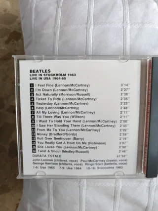 CD The Beatles Live in Stockholm 1963