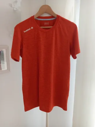 Camiseta técnica Luanvi hombre naranja