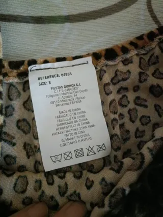 Disfraz troglodita leopardo