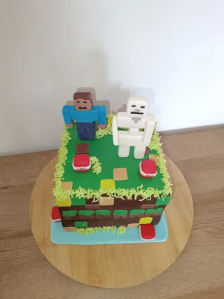Tarta Minecraft 3D Personalizada