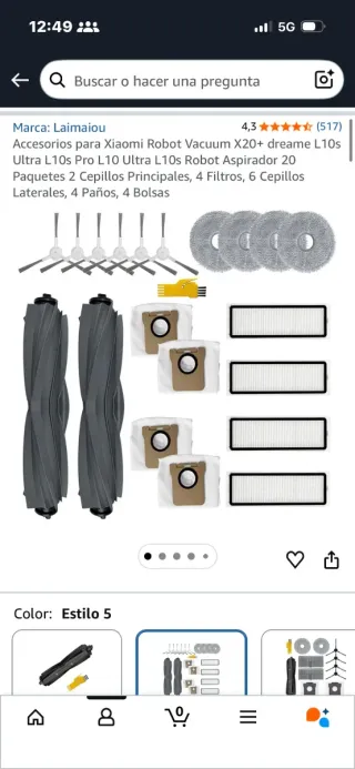 Accesorios Robot Aspirador Xiaomi