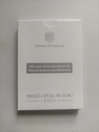 Andorra 2021 2 Euros Cartera Proof Conmemorativa