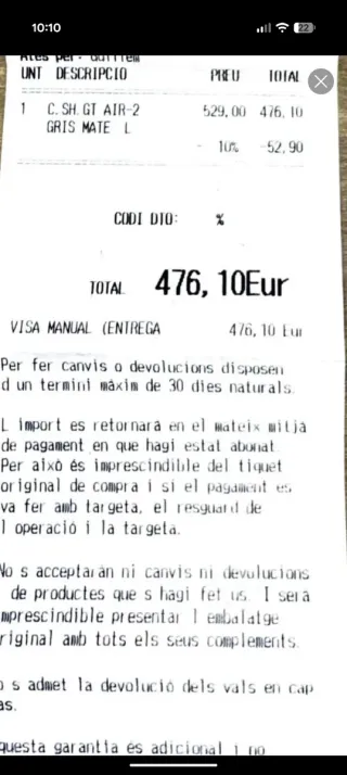 Shoei GT Air 2 Talla L