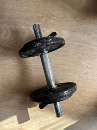 Mancuernas ajustables con discos