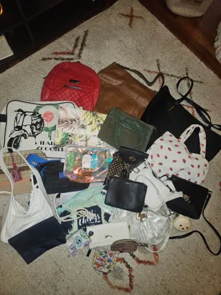 Lote de bolsos variados