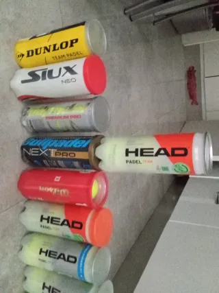 Pelotas de pádel HEAD, Dunlop, Styx