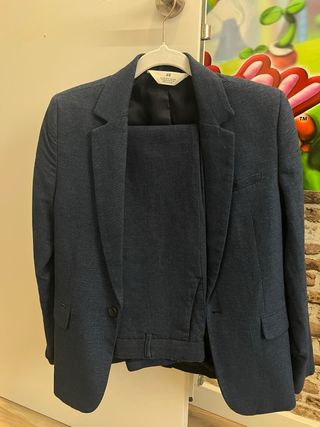 Traje Zara azul marino niño - Talla 11-12 (152cm)