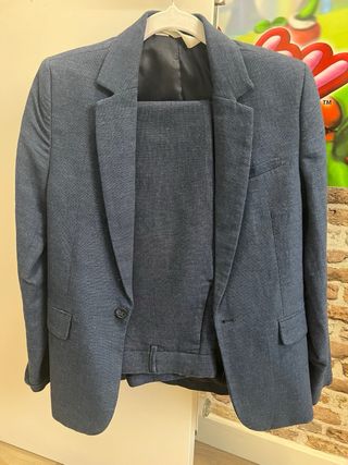 Traje Zara azul marino niño - Talla 11-12 (152cm)