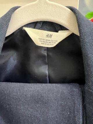 Traje Zara azul marino niño - Talla 11-12 (152cm)