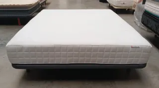 160X200 | COLCHON IKEA + BASE TAPIZADA 3D