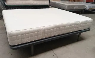 160X200 | COLCHON IKEA + BASE TAPIZADA 3D