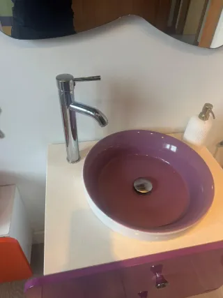 2 Lavabos y espejos estrellas pila de Cerámica y e