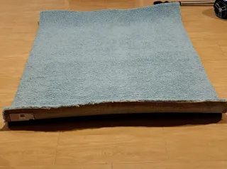 Alfombra celeste pelo medio 180 x 130