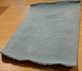 Alfombra celeste pelo medio 180 x 130