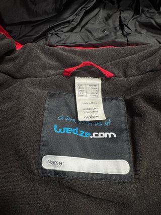 Mono de esquí rojo para niñ@