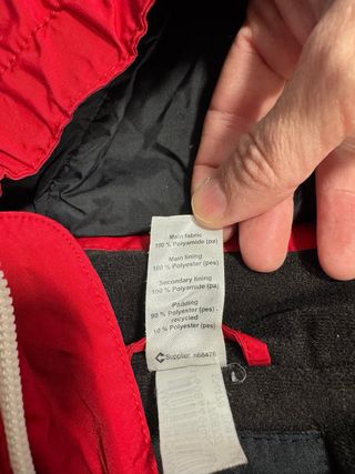 Mono de esquí rojo para niñ@