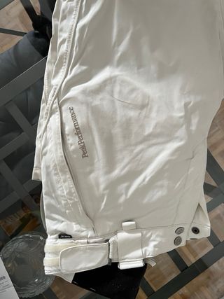 Pantalón esquí Peak Performance mujer blanco