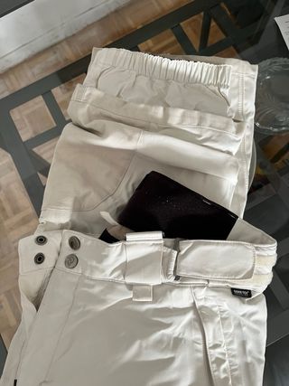 Pantalón esquí Peak Performance mujer blanco